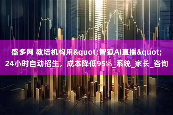 盛多网 教培机构用"智狐AI直播"24小时自动招生，成本降低95%_系统_家长_咨询