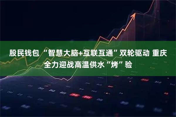 股民钱包 “智慧大脑+互联互通”双轮驱动 重庆全力迎战高温供水“烤”验
